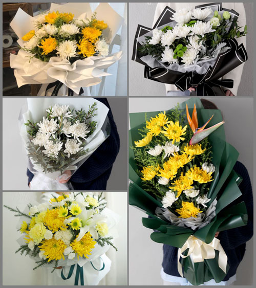 贵州毕节市纳雍县姑开乡田坝村白事花束代送